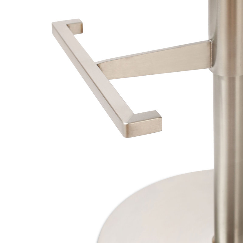 Sola Swivel Adjustable Height Counter Stool, Mink Brown