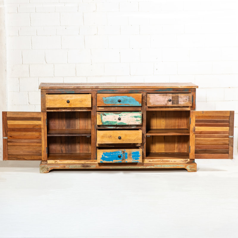 Ranjit 154cm Solid Wood Sideboard