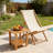16.7'' High Compact Side Table, Sturdy Slatted Design For Backyard, Deck, Balcony, Garden Nook-2009245141
