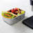 BergHOFF Essentials 6Pc Lunch Box Set For Two, Silicone Stretch Band, PP Lid