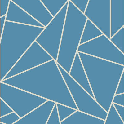 Origami 27' L x 25"" W Wallpaper Roll -  Olivia + Poppy, Origami Eco-Friendly (Traditional) Niagra + Cream