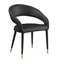 Ensemble de 2 chaises de salle à manger Modern Velvet-761737412