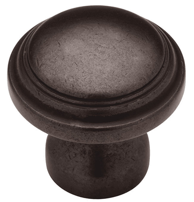 (Paquet de 5) Poignée en forme de dôme à panneau surélevé de 1-1 / 4 po, Nickel satiné