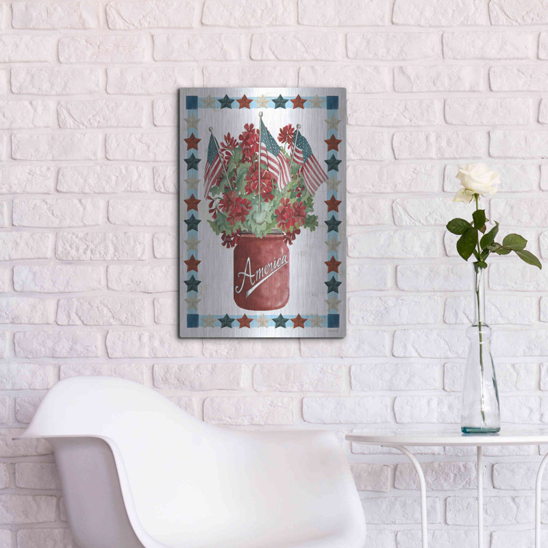 "Fleurs patriotiques" par Cindy Jacobs, H 24 po x l 16 po
