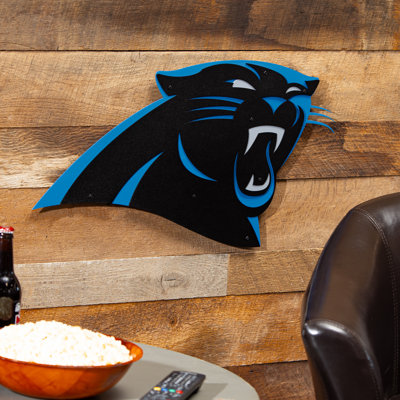«Carolina Panthers Layered», art mural en métal