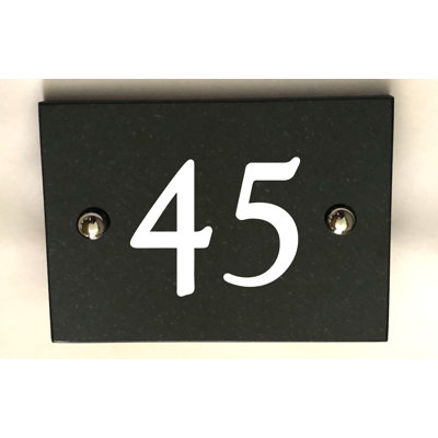 Brumby 10cm H Reflective Stone House Number