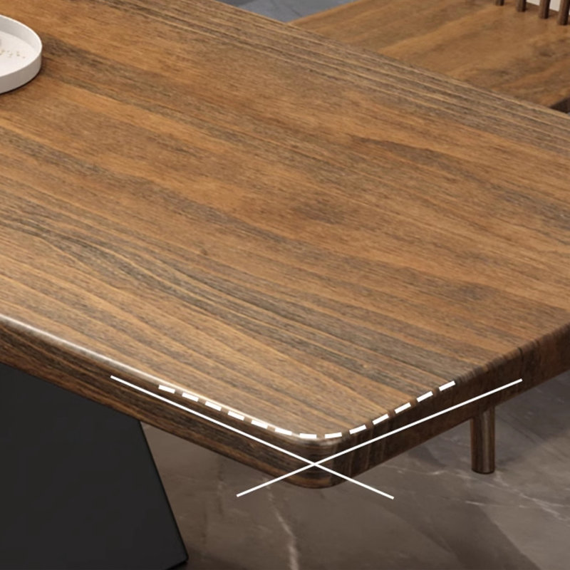 Brown Rectangle Solid Wood Dining Tables, 29.53"H x 62.99"L x 31.5"W
