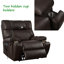 Fauteuil de massage inclinable électrique en similicuir-88649609