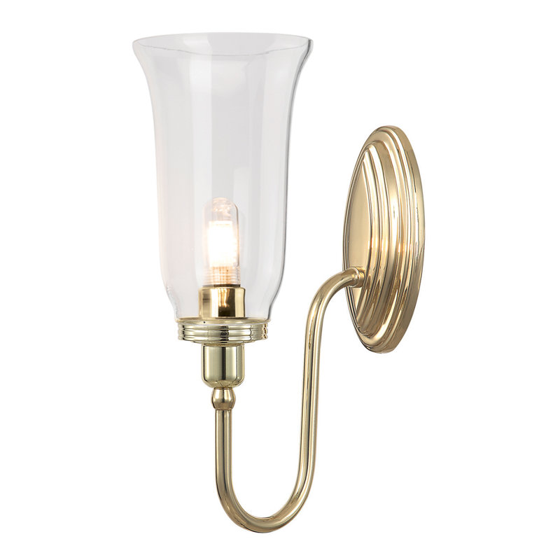 Thomasson Armed Sconce, Polished Brass
