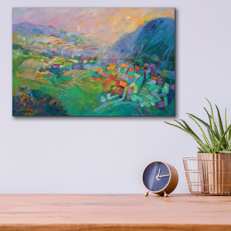  'Embraced' by Dorothy Fagan Acrylic Glass Wall Art, 16" x 12"