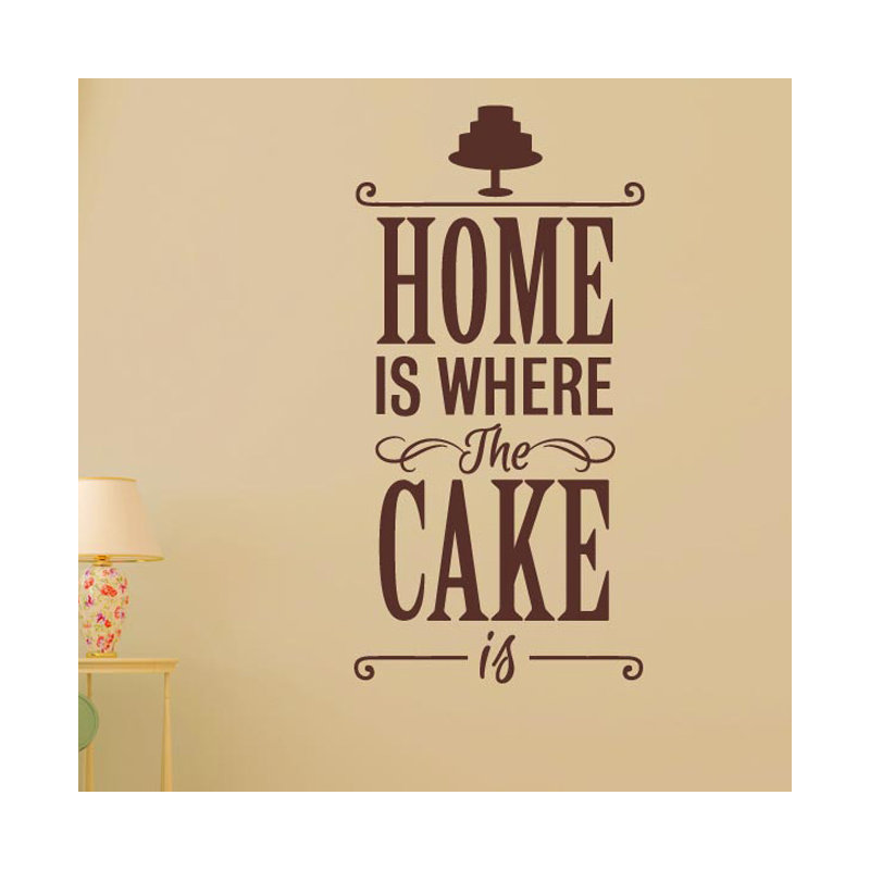 Wall Decal, Brown, Medium