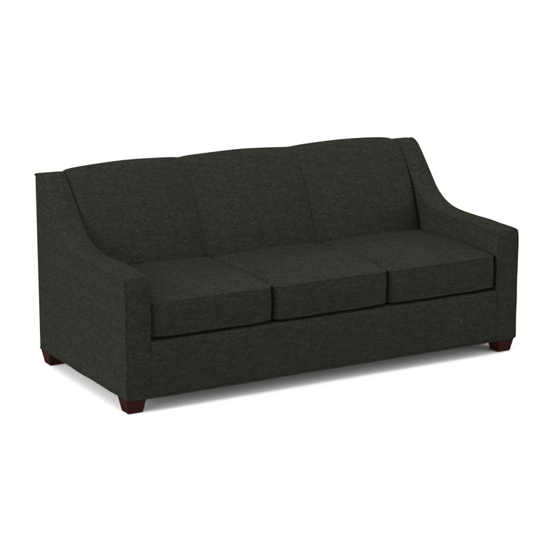 Phillips 76" Sofa Bed with Reversible Cushions, Empire Mahogany, Hybrid, Antic Pepper