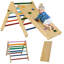 AIYAPLAY Toddler Climbing Frame 3 in 1 with Ramp 18–48 Months Multicoloured