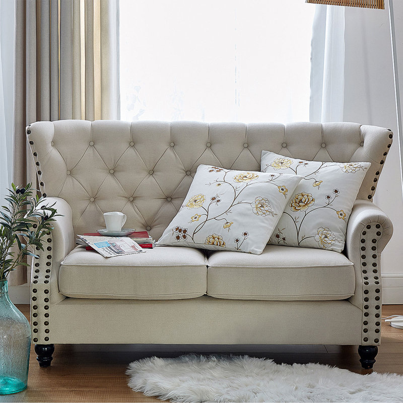 Floral Square Cushion Cover, Gold