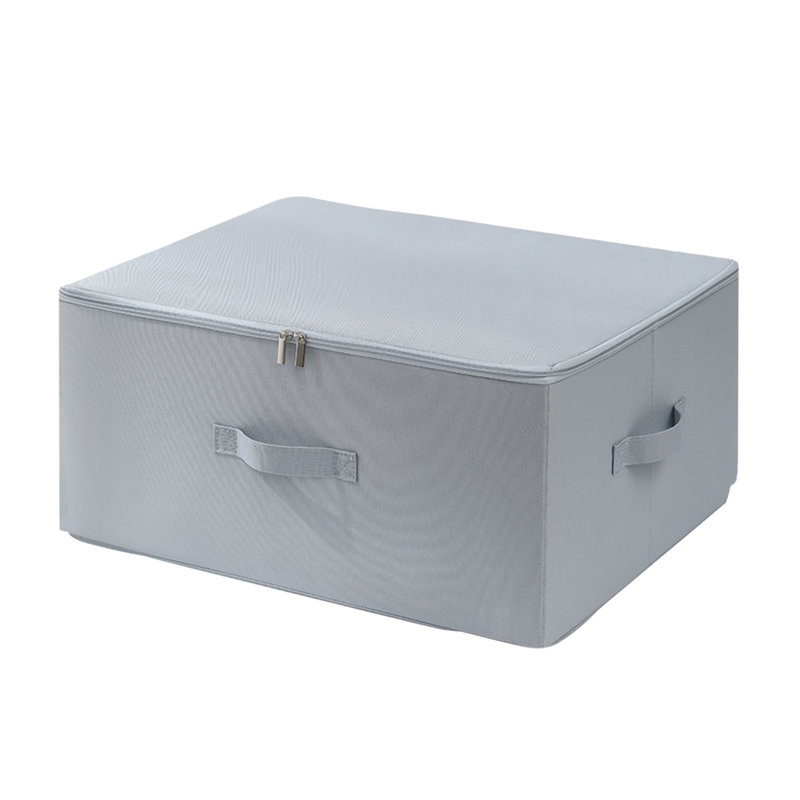 Washable Fabric Clothing Storage Box Clothes Storage Folding Zipper Sorting Box-proof Quilt Storage Bag