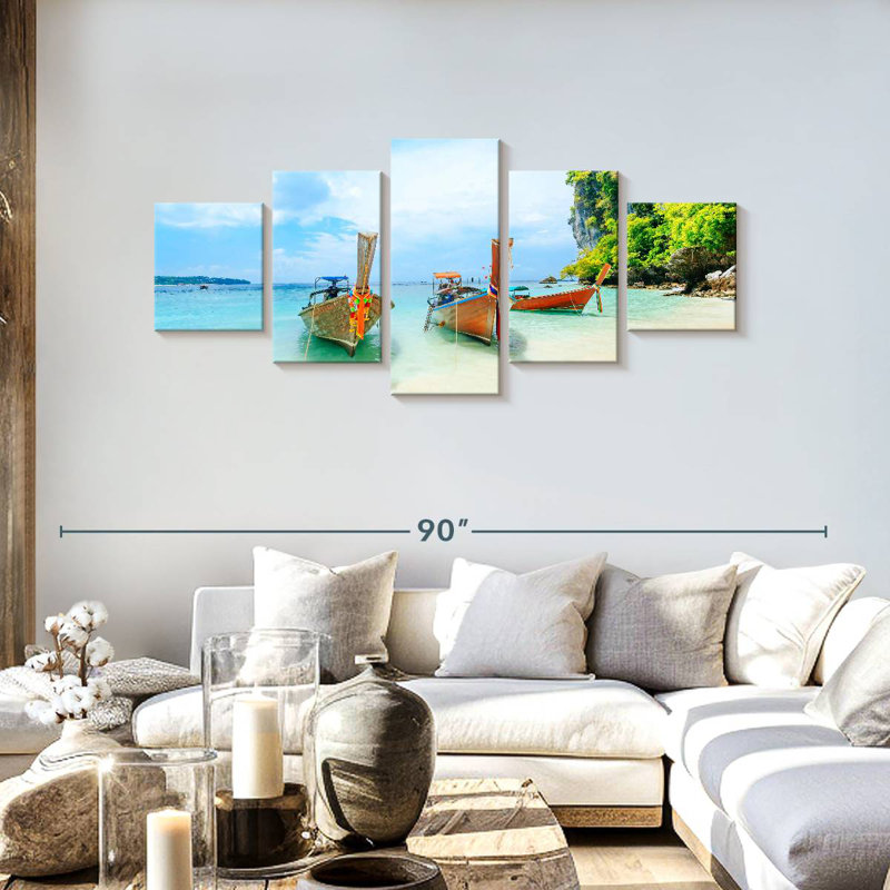 Bateaux d'attoria de phuket, H 30 po x l 68 po
