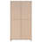 Myerson Grey Driftwood 2-Door Engineered Wood Tall Cabinet