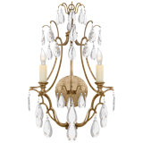 Penhurst Glass 2 - Light Candle Wall Light