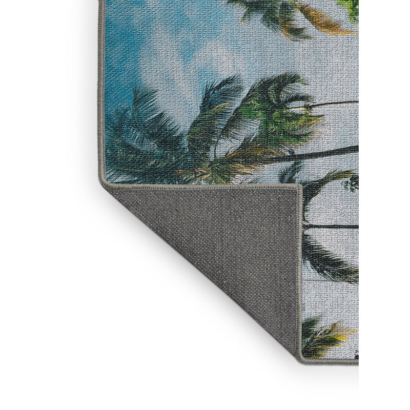 Tapis bleu All Reflections 22, Rectangle 2 pi x 5 pi