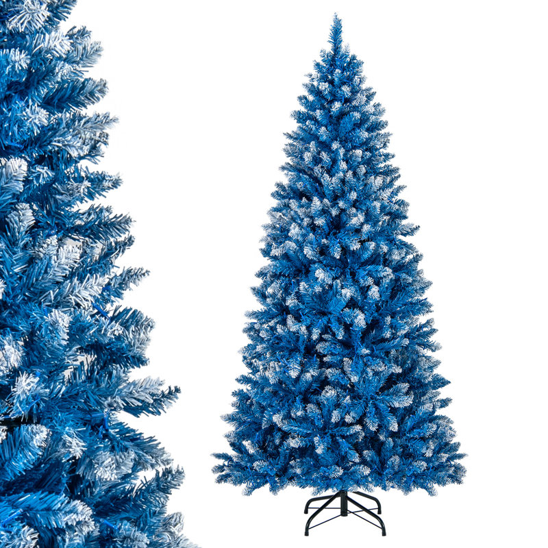 6 FT Artificial Christmas Tree, with 270 Warm White LED Lights 8 Lighting Modes, 6' H
