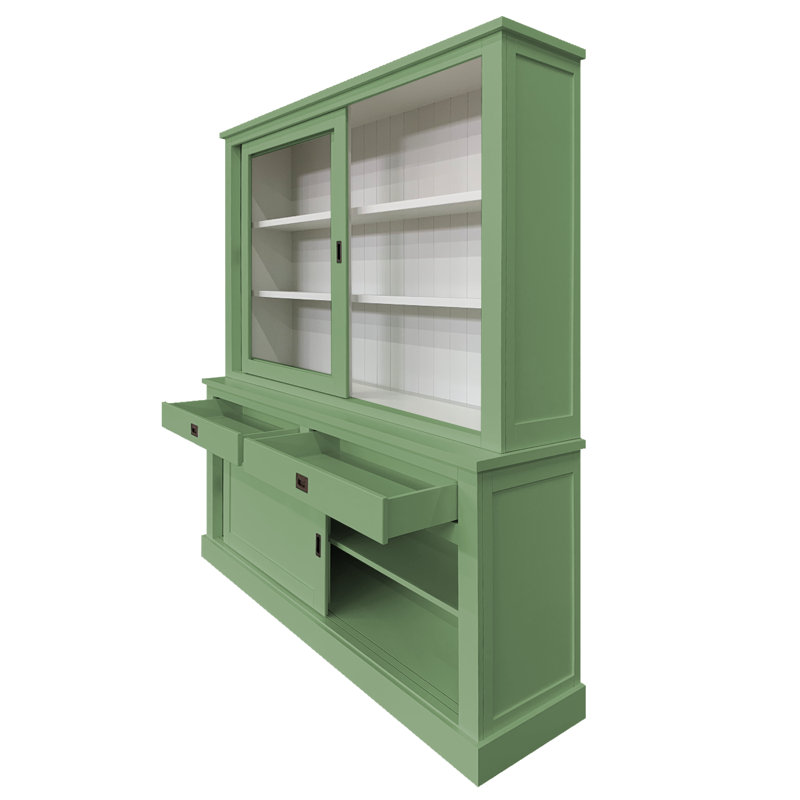 Antione Display Cabinet, Green 