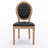 Faux Leather Upholstered Dining Chair Set with Nailed Head,  Tufted Back-1376243142