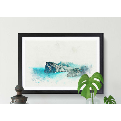 Rock Formations in Spain in Abstract - Picture Frame Graphic Art Print