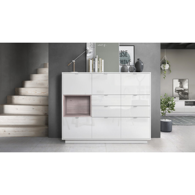Mcclung 153cm Sideboard, Nordic oak colours, Yes