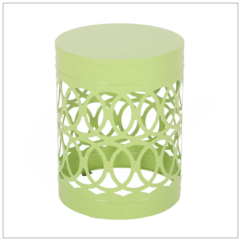 Table de bout d'extérieur en métal - Grand, Vert