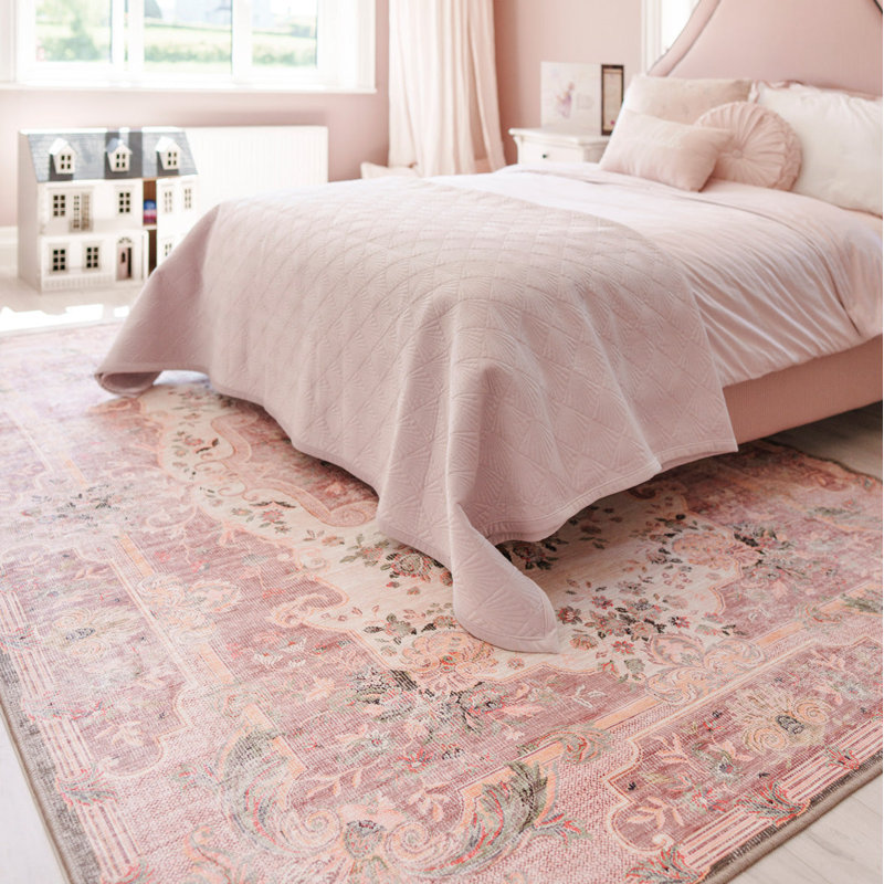 Kwok Abstract Cotton Flatweave Area Rug, 280xm x 380cm
