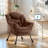 Abramson Lazy Chair, Modern Lounge Accent Chair with Armrests and a Side Pocket-119619609-114488494