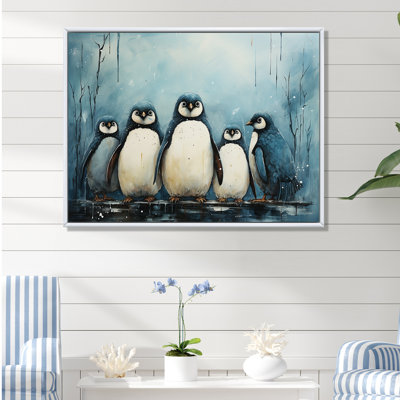 " Minimalims Penguins Parade "