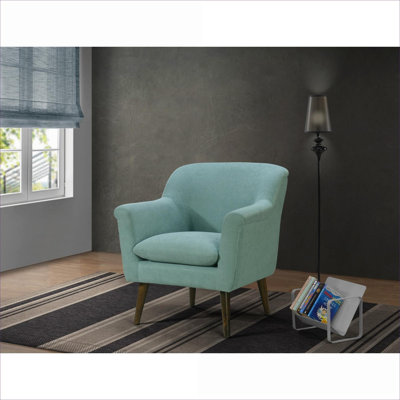 Fauteuil surdimensionné en tissu tissé de salon par Mid-Century