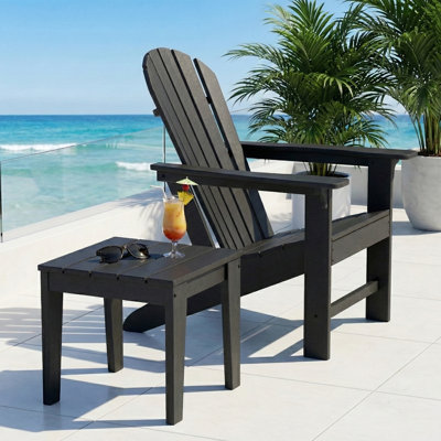 Addy Outdoor Adirondack Set by American Eco Living