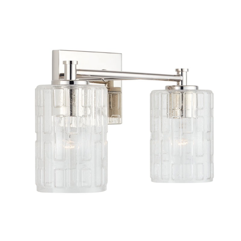 Independent Dimmable Vanity Light, Polished Nickel, 2