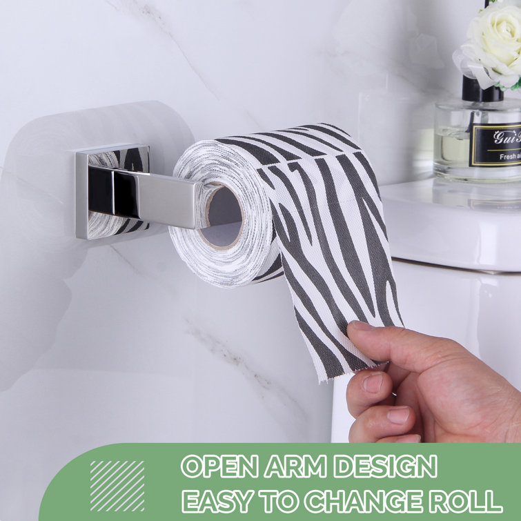 AngleSimple Wall Mount Toilet Paper Holder & Reviews