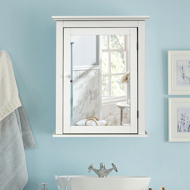 Rostam Bathroom Cabinet, White