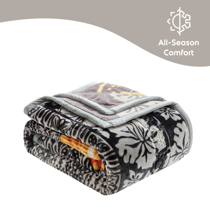 Couverture en peluche Nestl, Très grand, Gris
