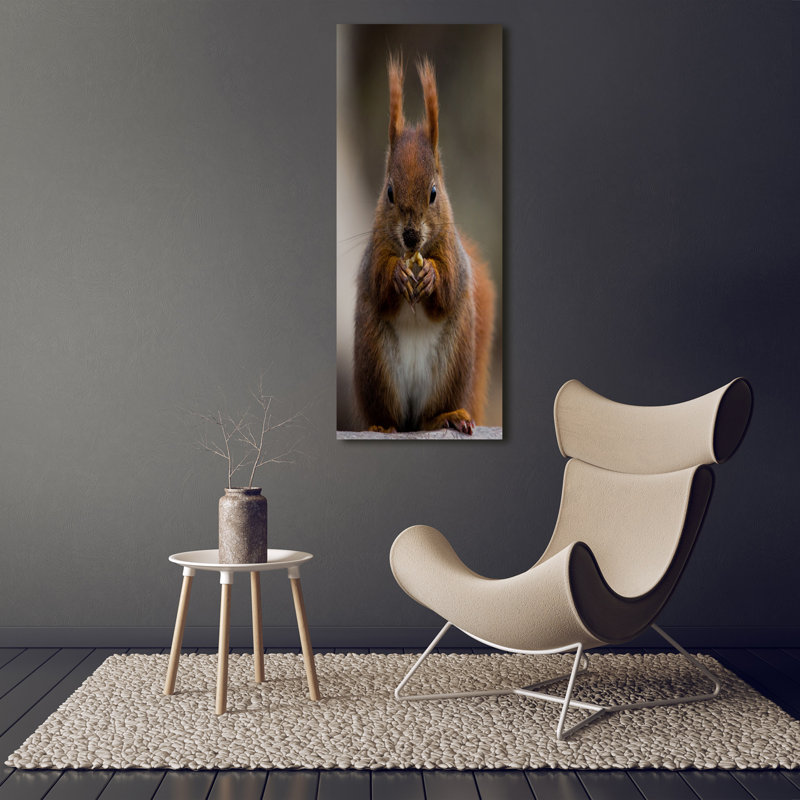 Squirrel - Wrapped Canvas Print