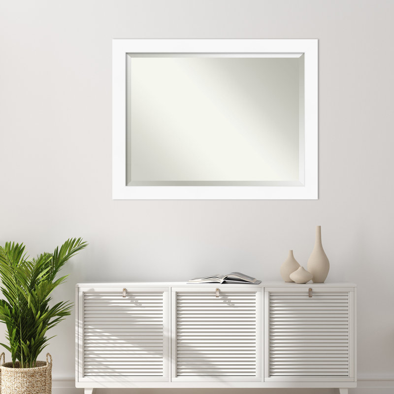 Miroir d'appoint mural Saniveieri, 35,5 po x 45,5 po