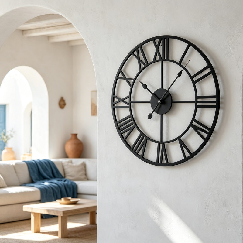 Iron Analogue Wall Clock