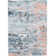 Tapis orange/gris