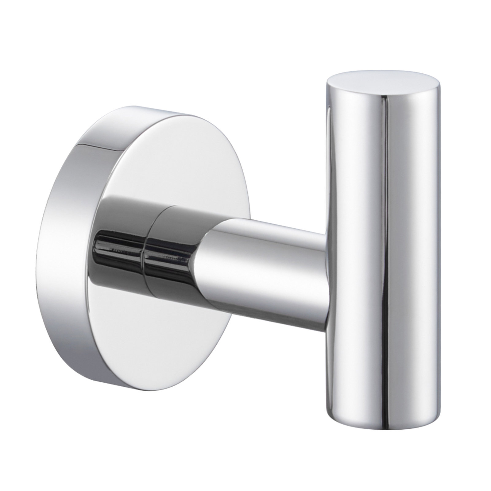 Wall-Mounted Towel Hook, Polished Chrome