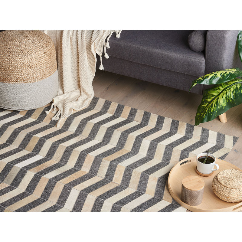 Dearborn Chevron Area Rug, 140 X 200