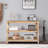Rustic Wooden Console Table - 3 Tier, Gothic Details, 47.24" Long Entryway/Hallway Table | Gift Idea