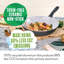 Earthpan Recycled induction Dishwasher Safe Frying Pan with Toughened Glass Lid -28cm