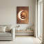 «Geometric Shapes in Warm Brown Gradient», art mural-133520651