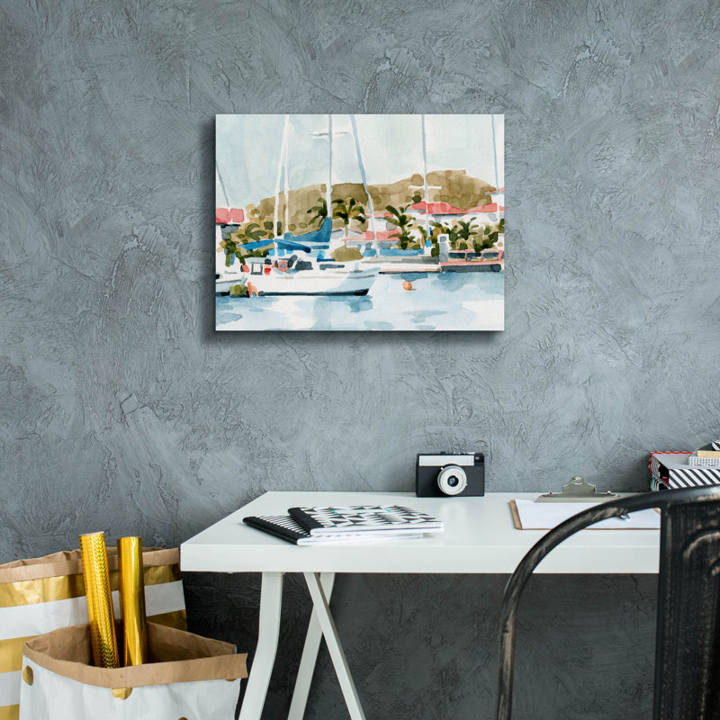  «Vintage Holiday 2» par Emma Caroline, art mural sur toile, 16 po x 12 po, H 12 po x l 16 po