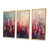 Toile avec cadre flottant or