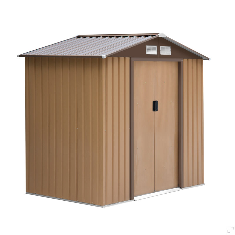 Remise de rangement extérieure, maisonnette de jardin avec évents